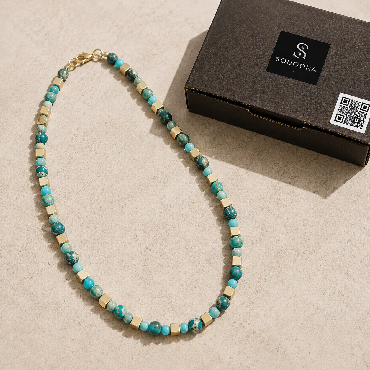 Azure Nomad Necklace Min Beirut, With Love™