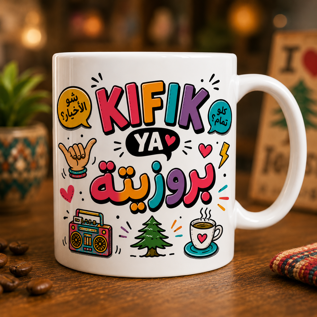"Kifik Ya Brozita" Urban Chic Mug