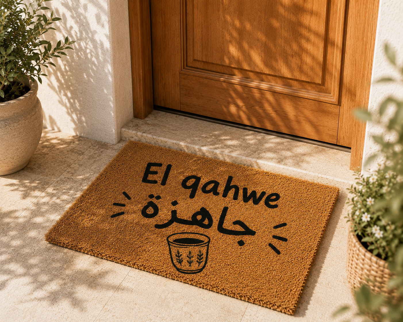 "El Qahwe Jehzeh" The Ultimate Subhiye Doormat