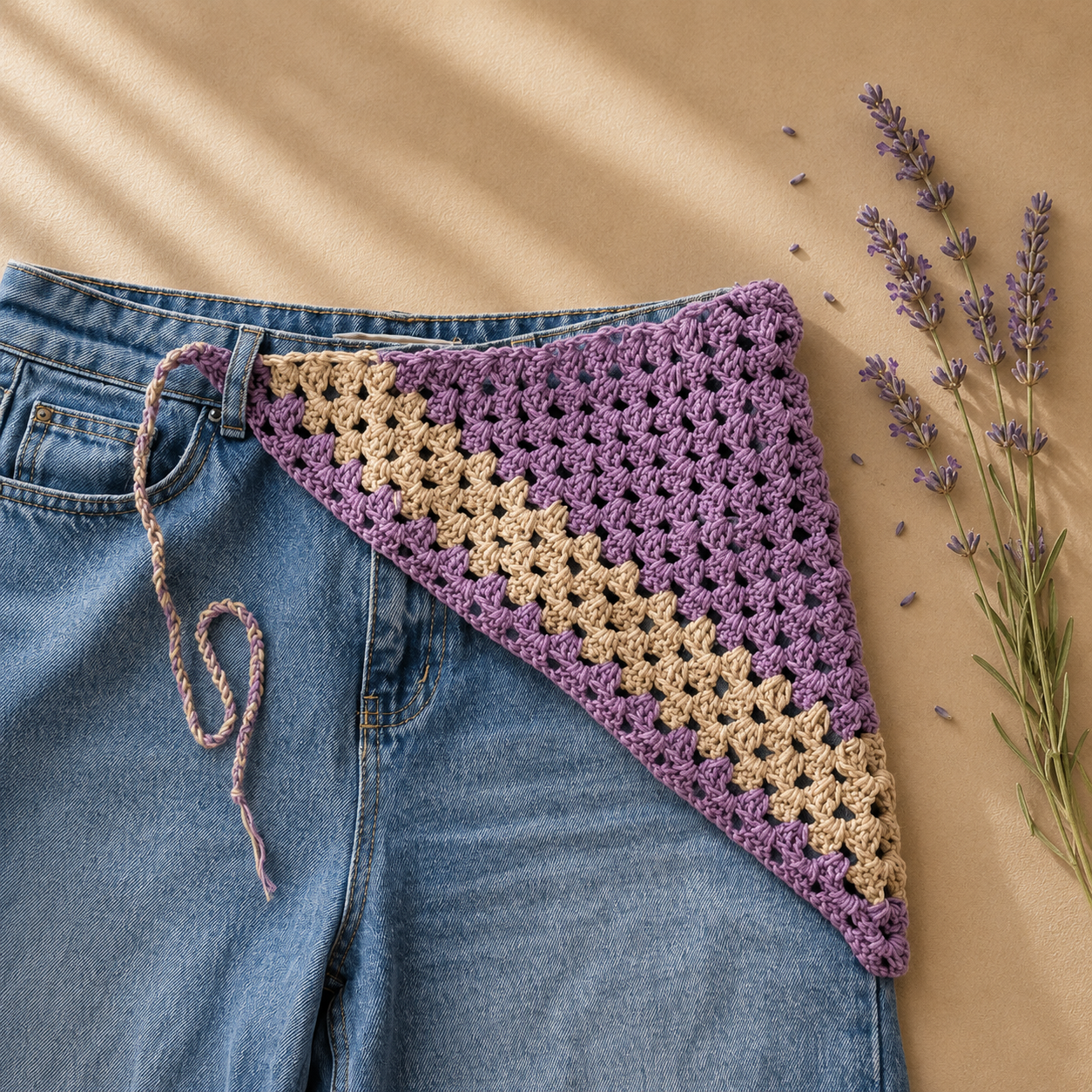 Lavender Breeze Bandana