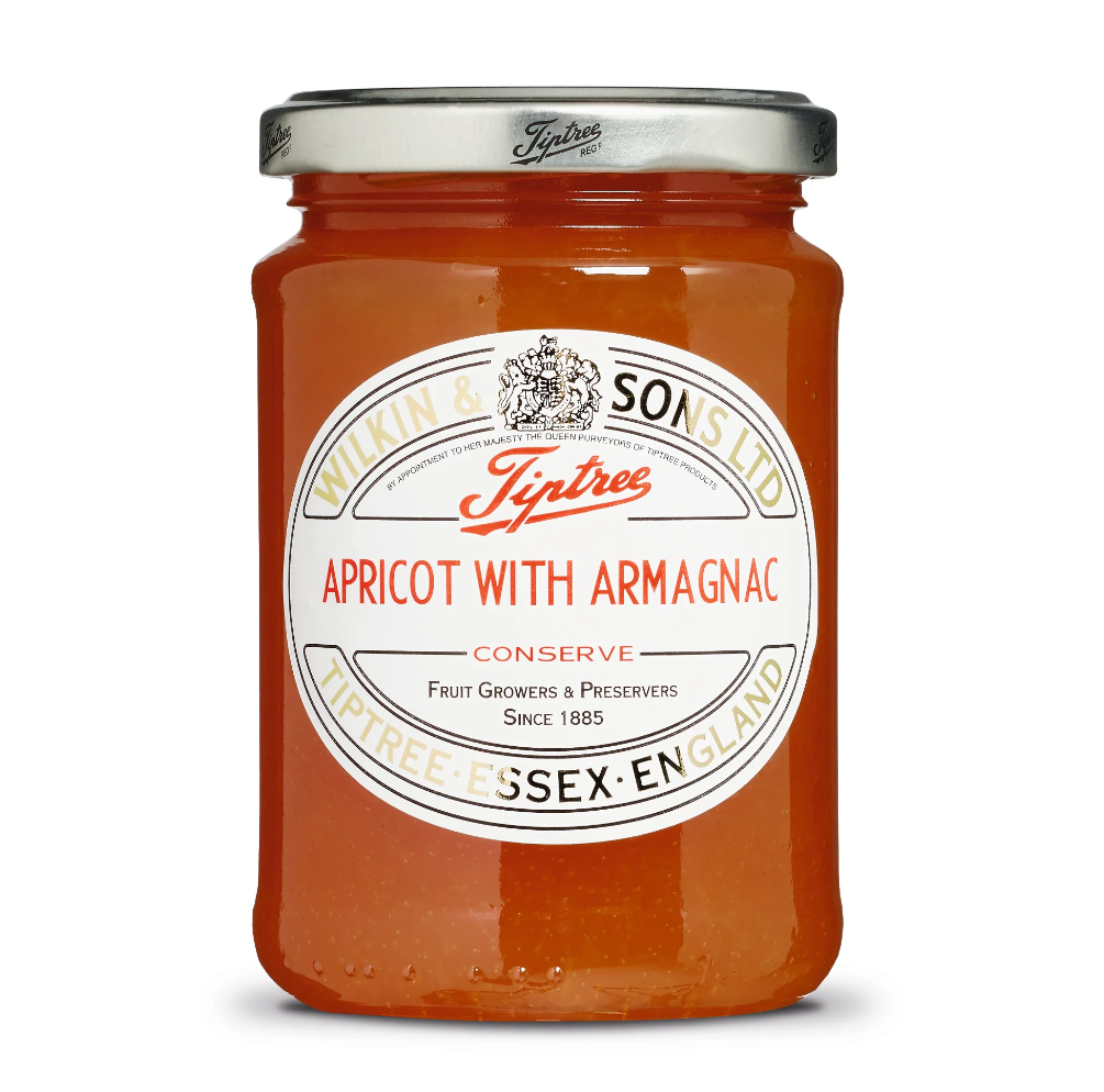 Tiptree Apricot with Armagnac Conserve – Artisanal Sun-Ripened Fruit & French Brandy Reserve (340g)