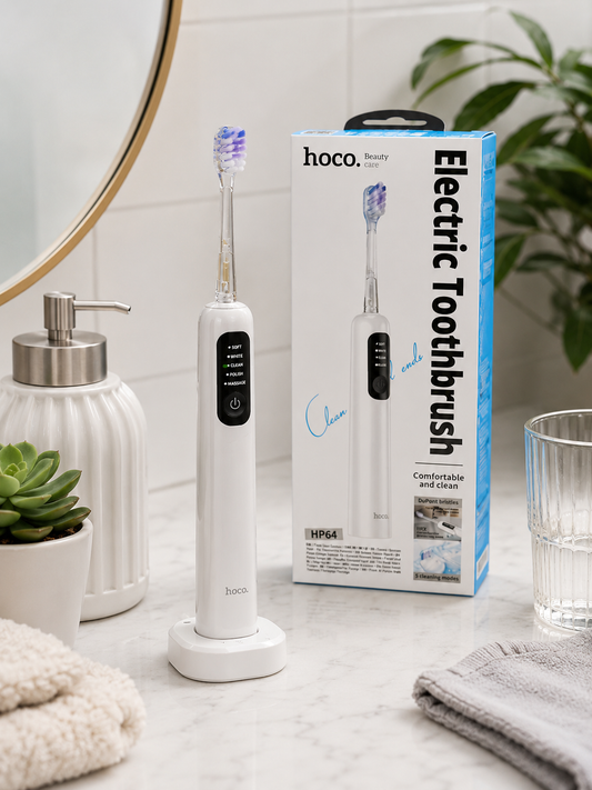 Hoco HP64 Smart Electric Toothbrush – 5 Cleaning Modes & DuPont Bristles