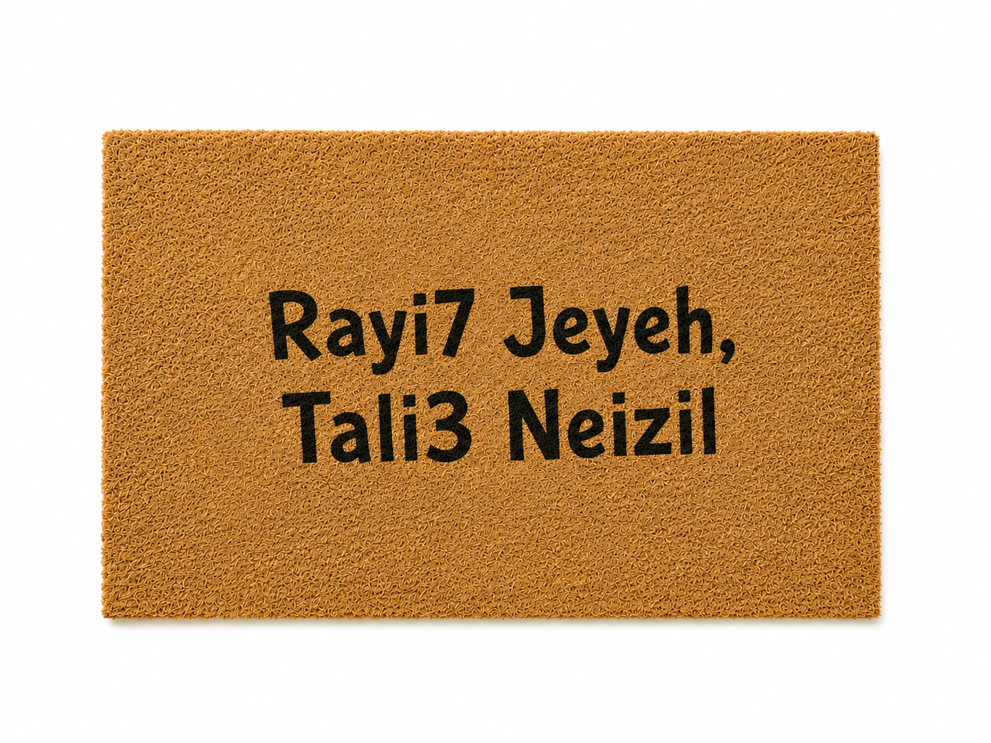 Rayi7 Jeyeh Tali3 Neizil" The Grand Central Station Mat