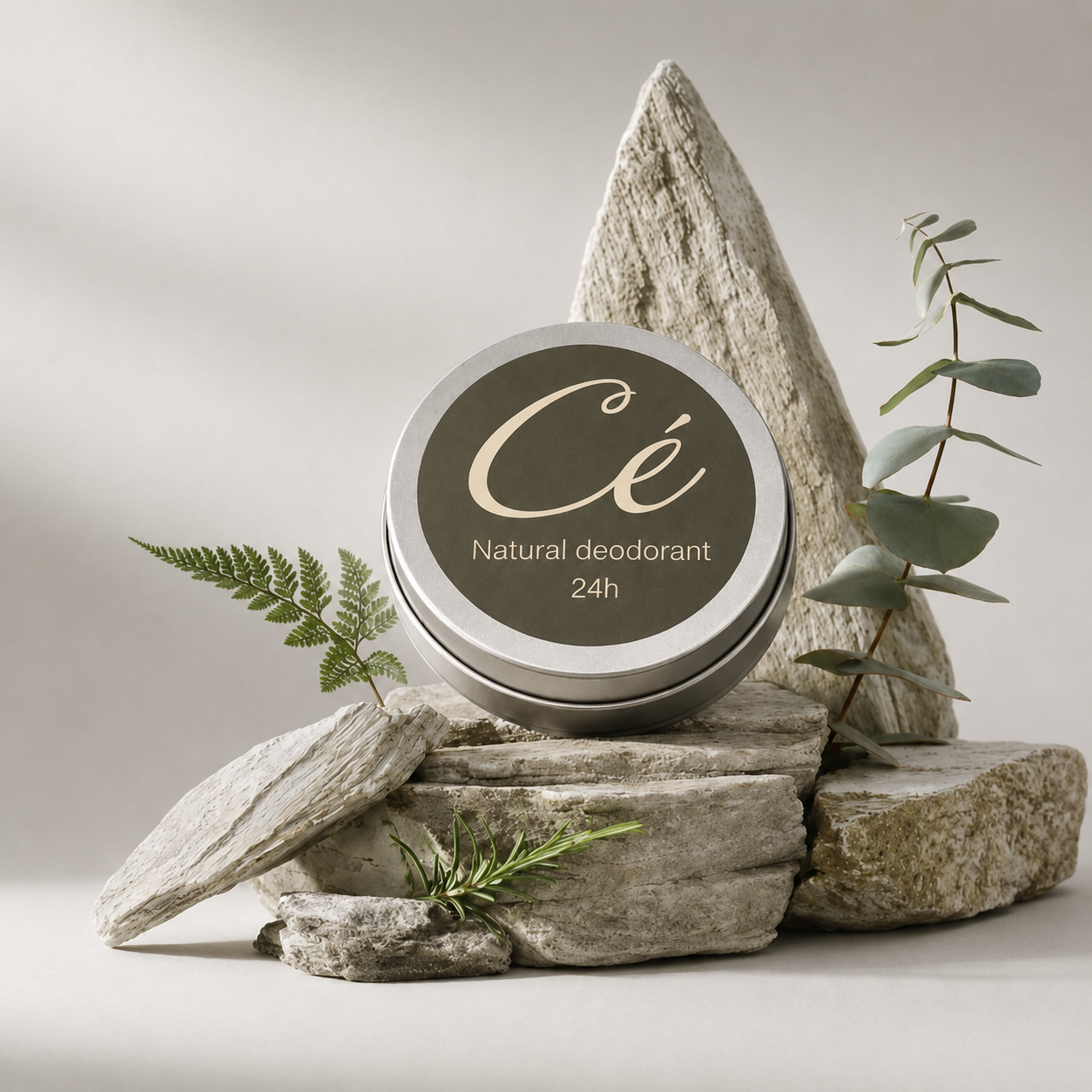 Cé Natural Deodorant, Clean Fresh (50ml)
