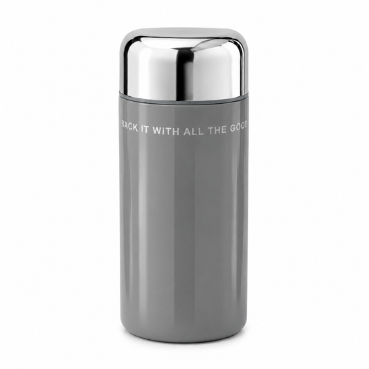 Compact Insulated Tumbler – Double-Wall 200 ML (Grey)