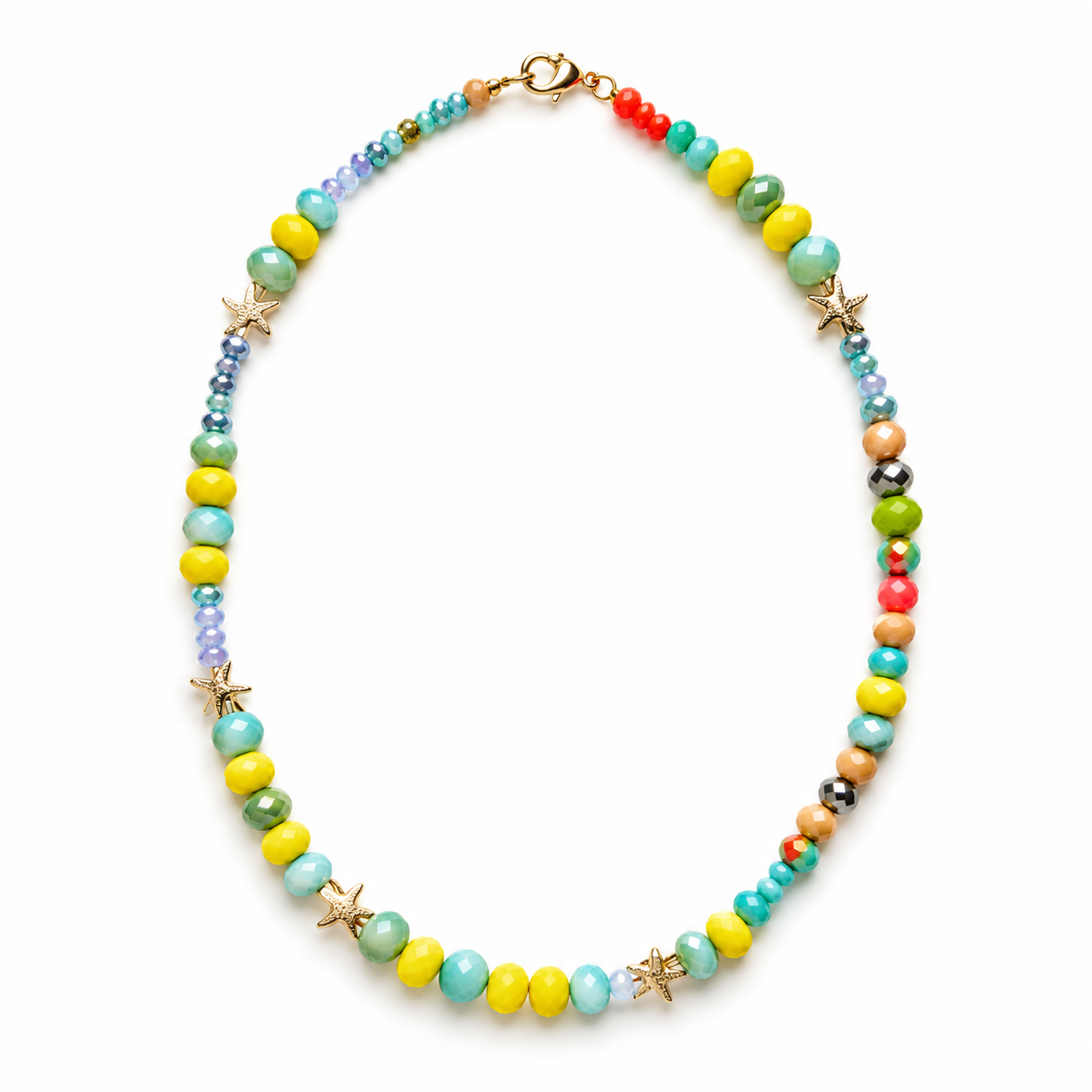 The Capri Citron & Starfish Choker
