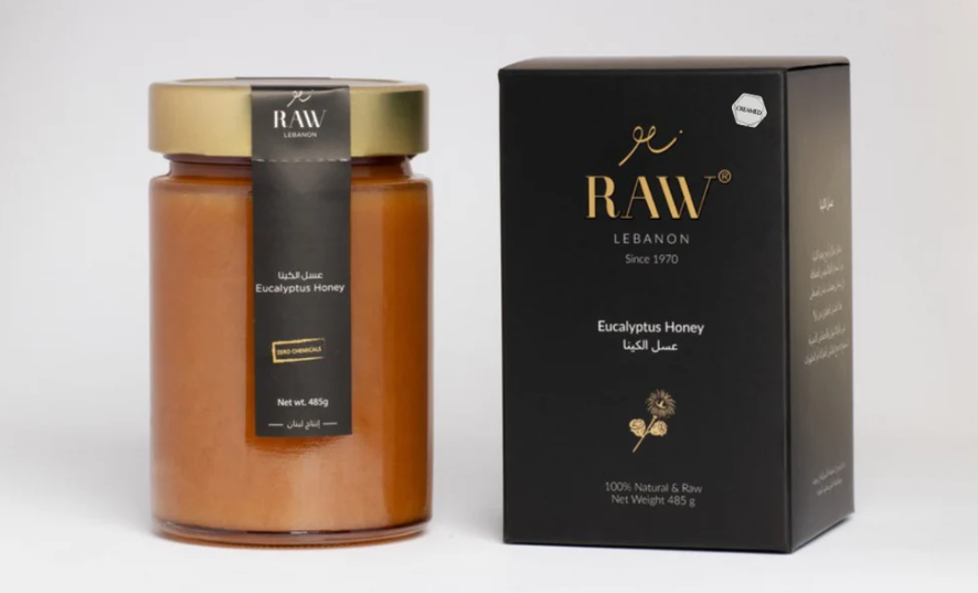 Raw Eucalyptus Finely Creamed Honey Large, 485 g