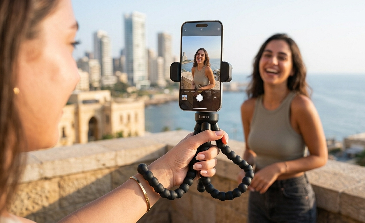 Hoco Versatile Octopus Tripod - Flexible H101 Silicone Hose Smartphone Holder