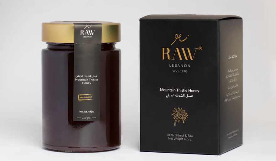 Raw Mountain Thistle Honey, 340 g