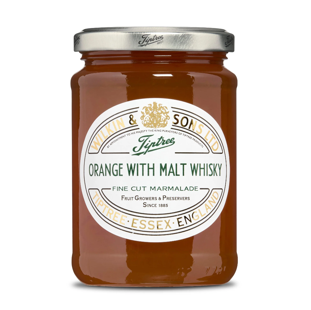 Tiptree Orange with Malt Whisky Marmalade – Artisanal Seville Orange & Highland Spirit Reserve (340g)