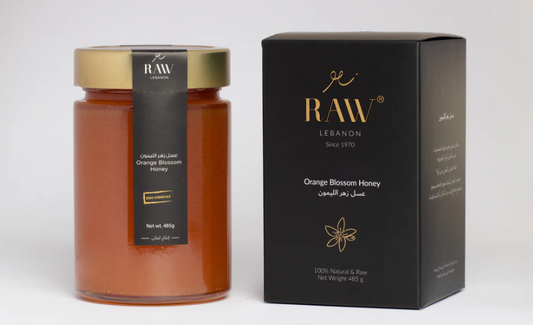 Raw Orange Blossom Honey, 485 g