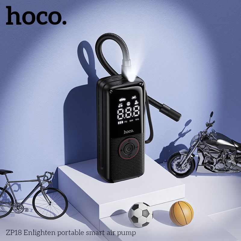 Business Dossier: Hoco ZP18 Enlighten Portable Smart Air Pump