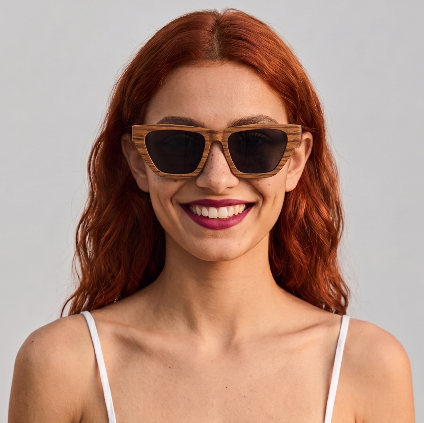 Angular Bamboo Sunglasses – Avant-Garde Edition 3101