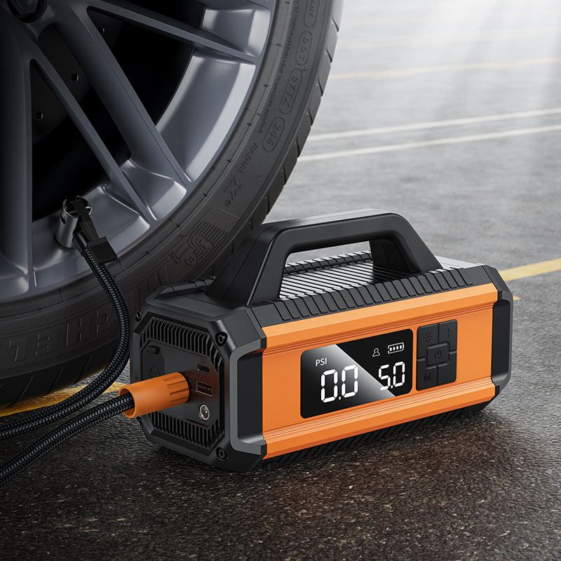 hoco. QS4 3-in-1 Portable Smart Jump Starter, Air Pump & LED Light (10000mAh)