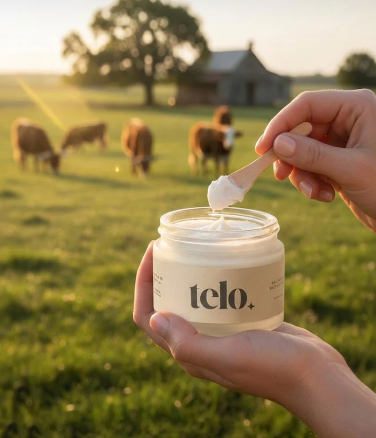 Grass-Fed Tallow Cream By Telo™ (Sweet Orange 100 ML)