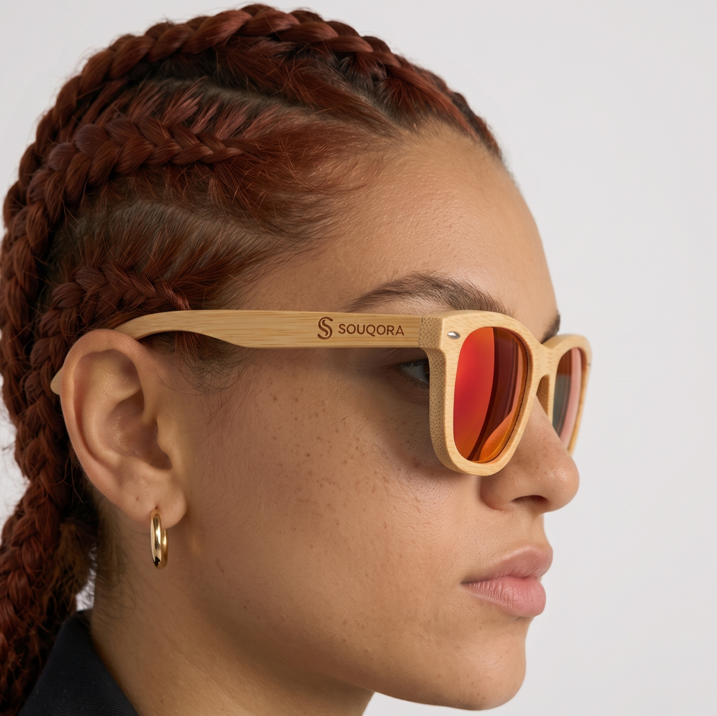 Gold Clubmaster Bamboo Sunglasses – Riviera Edition B2008