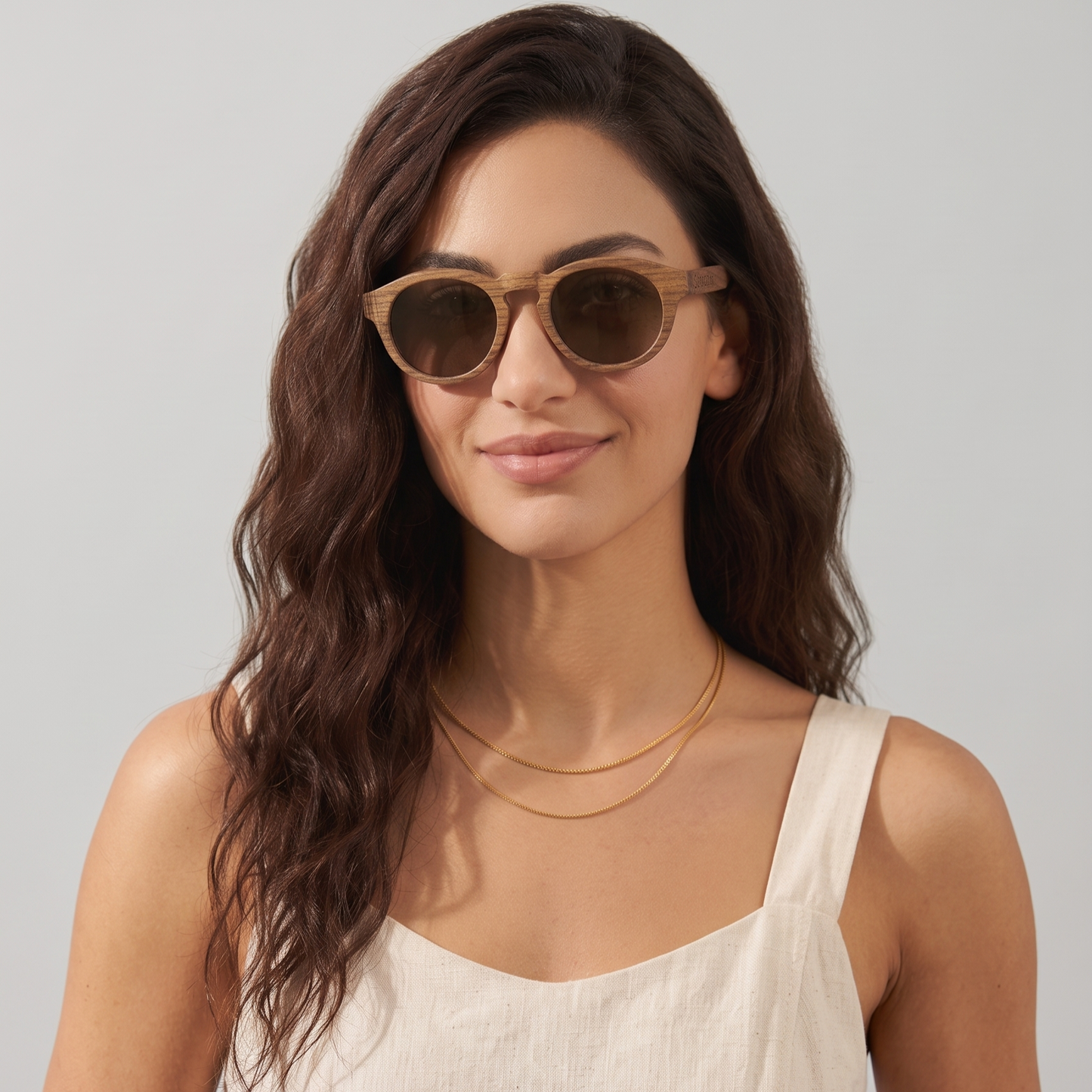 Amber Bamboo Sunglasses – Golden Hour Edition 3092
