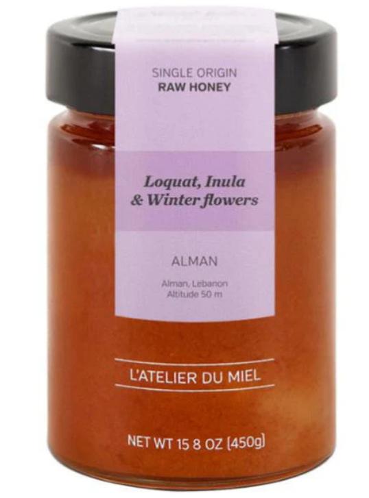 L'atelier Du Miel Alman Honey from Loquat, Inula & Winter Flowers, 450 g
