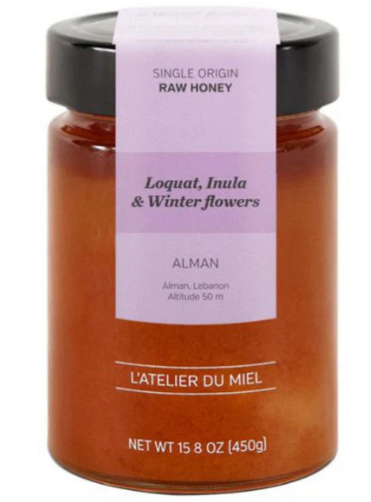 L'atelier Du Miel Alman Honey from Loquat, Inula & Winter Flowers, 450 g
