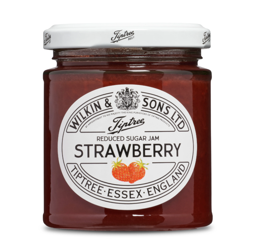 Tiptree Reduced Sugar Strawberry Jam – 200g – Pure Fruit Intensity with 40% Sugar Content